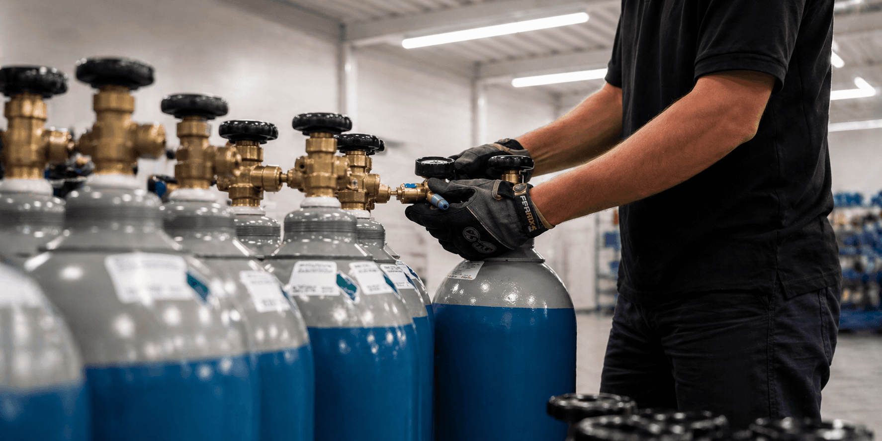 Services — repairs, gas swap, and product sourcing